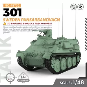 Modellino militare SSMODEL SS48732 1/48 Svezia Pansarbandvagn 301 WoT GUERRA - Foto 1 di 15