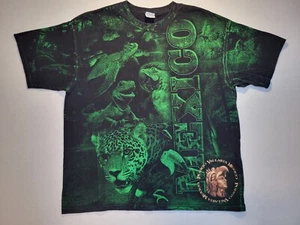 Animales verdes vintage Y2K AOP México Puerto Vallarta doble cara para hombre 2XL 2000s - Imagen 1 de 7