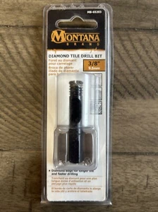 Montana Brand MB-65203 Alloy Steel Black Oxide 3-Flat Shank Drill Bit 3/8 in. - Picture 1 of 3