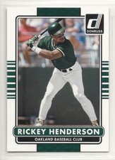 2015 Donruss Baseball - #181 - Rickey Henderson - Oakland A's