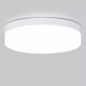 DLLT 12W LED Flush Mount Ceiling Light, 4.72" Flat Modern Round Lighting Fixt... - Picture 1 of 7