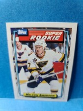 NELSON EMERSON🏆1992 Topps Picture Cards #11 "S. ROOKIE" NHL HOCKEY Card🏆FREE P