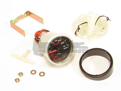 Garrett Mechanical Turbo Boost Gauge (30 inHg of Vacuum to 30 PSI of Boost) NEW - Image 1 of 4