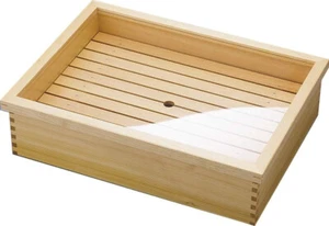 Wooden Storage Box with Lid, Tray, and Stainless Steel Bat (Large) - Picture 1 of 2