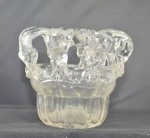 ART GLASS BRIDES BANK BASKET VICTORIAN - Picture 1 of 8