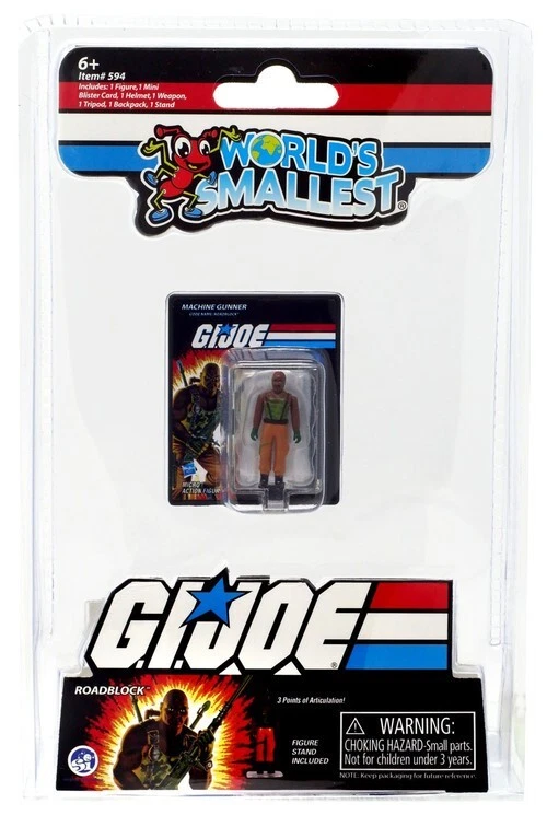 G.I. Joe - Roadblock - Figura de acción micro más pequeña del mundo Foto 1 de 1