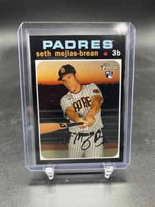 Seth Mejias-Brean Rookie Card 2020 Topps Heritage High Number #607 RC Padres