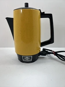 Vintage Yellow West Bend 9 cup Percolator, No. 9469 - Picture 1 of 7