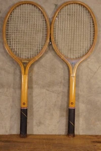 Antique Cortland Line Co. Challenge Tennis Racquet Set - Picture 1 of 8