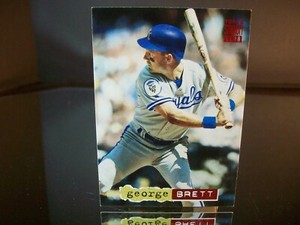 George Brett Topps Stadium Club 1994 Card #5 Kansas City Royals MLB Baseball