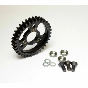 Hot Racing Steel Spur Gear 34T 1.0 Mod Traxxas Revo Slayer SRVO434 - Picture 1 of 1