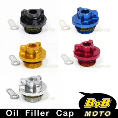 Motorcycle Oil Filler Cap For Suzuki GSX 650F 750 F GSF 600 1250 DL 650 V-Strom Foto 1 de 4