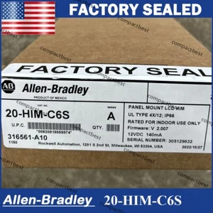 New Sealed Allen Bradley 20-HIM-C6S Powerflex Panel Mount Free Shipping 20HIMC6S - Picture 1 of 2