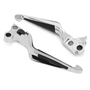 Hand Brake Clutch Levers Set For Harley Dyna Fat Bob FXDF 2008-2017 - Picture 1 of 9
