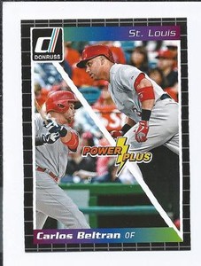 2014 DONRUSS  Power Plus CARLOS BELTRAN  (CARDINALS) 