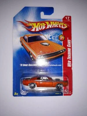 Hot Wheels 2008 Web Trading Cars '70 Dodge Challenger Hemi # 17 Of 24 - Image 1 of 2