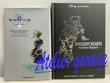 USED Kingdom Hearts II 2 Post Card Book + Another Report 2 Set Japanese Version