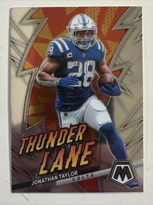 2023 Panini Mosaic Jonathan Taylor Thunder Lane H20 #TL-JT Indianapolis Colts - Picture 1 of 2