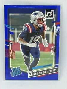 Christian Gonzalez Rookie Press Proof Blau 2023 Panini Donruss Fußball Nr. 369 - Bild 1 von 2