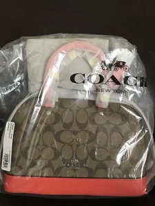 Neu mit Etikett Coach Signature beschichtetes Canvas Mini Sierra Stachel Damenhandtasche UVP 295 $ - Bild 1 von 10