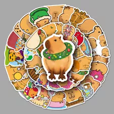 50PCS Capybara Cartoon Stickers Decal Animal Decoration Suitcase Scrapbooking i
