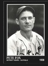 1991 Conlon Collection TSN #197 Pete Fox    Detroit Tigers