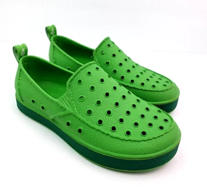 Sanuk Lil Walker Kids Size 3Y Green Slip On Casual Water Sandal Shoes - Picture 1 of 10