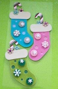 Paper Bliss -WESTRIM CRAFTS" SO SWEET STOCKINGS" 3D Handmade Stockings 045130 - Picture 1 of 1