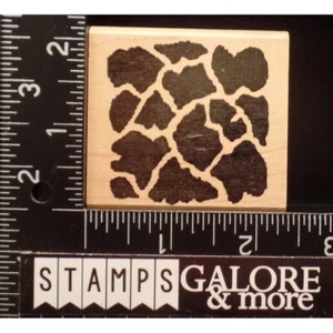 RUBBER STAMPEDE RUBBER STAMPS GIRAFFE WILD ANIMAL PRINTS BACKGROUND #T32 - Picture 1 of 2