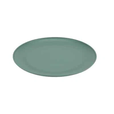 Mainstays Plastic Dinner Plates, 10.5” Round Green Set of 8 - Image 1 of 4
