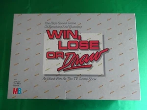 Vintage 1987 Win Lose Or Draw Brettspiel Milton Bradley - gebraucht B2 - Bild 1 von 10