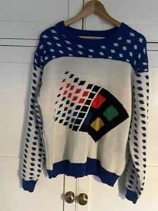 Windows 95 Ugly Sweater - L - Rare - Picture 1 of 18
