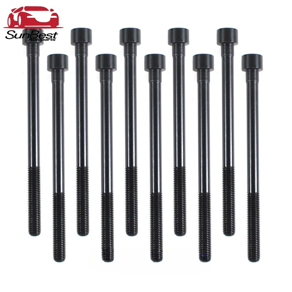 Fit Nissan Infiniti G20 200SX NX2000 Sentra DOHC SR20DE 2.0L Cylinder Head Bolts Foto 1 de 3