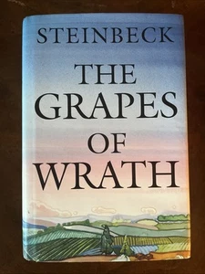 The Grapes of Wrath by John Steinbeck (1995, Hardcover, Book Club Ed, Ex Lib) - Picture 1 of 8