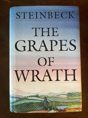 The Grapes of Wrath by John Steinbeck (1995, Hardcover, Book Club Ed, Ex Lib) - Image 1 of 4