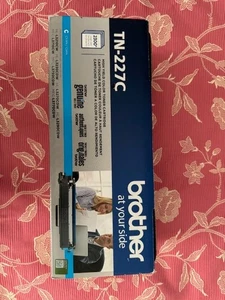 ORYGINALNY TONER BROTHER TN227C WYSOKIEJ WYDAJNOŚCI CYJAN NOWY W PUDEŁKU - Zdjęcie 1 z 3