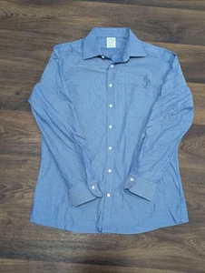 Brooks Brothers Shirt Mens 15 1/2 - 32 Blue Soho Fit Dress Button Up Long Sleeve - Picture 1 of 7