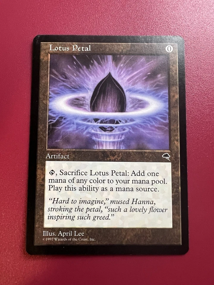 *** Lotus Petal *** Tempest NM/LP MTG English - Image 1 of 1