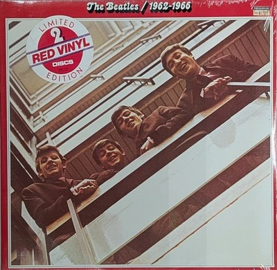 THE BEATLES 1962-1966 SEALED limited edition 2LP Red Vinyl w/Hype Stickers 1978 - Image 1 of 2