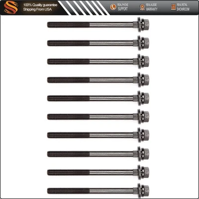 Juego de pernos de cabeza DOHC para 95-10 Chrysler PT Cruiser Dodge Jeep Plymouth 2,4 L Foto 1 de 4