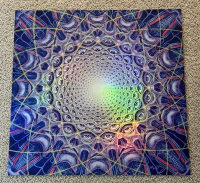 Alex Grey Art Print Collective Vision Holographic Foil Poster S/# 275 Tool Music - Image 1 of 4