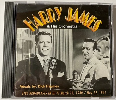 HARRY JAMES Live Broadcasts in Hi-Fi 1940-1941 Vido Musso Dick Haymes CD Foto 1 de 2