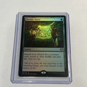 Mtg WORLDLY TUTOR FOIL NM Dominaria Remastered 185/261 - Picture 1 of 11