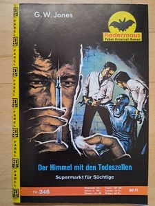 Thriller Fledermaus Kriminalroman Nr.346 - TOP Z0 Pabel Romanheft Erstdruck - Picture 1 of 3