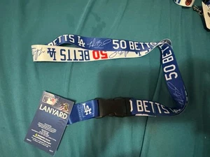 MOOKIE BETTS Los Angeles Dodgers Lanyard MLB LICENSED - Picture 1 of 2