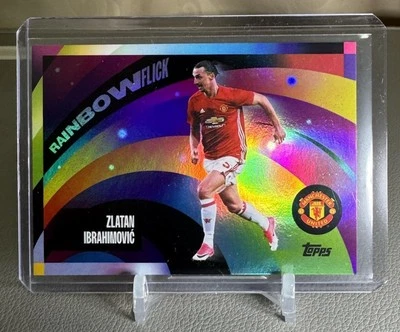2024-25 TOPPS MANCHESTER UNITED TEAM SET ZLATAN IBRAHIMOVIC RAINBOW FLICK #RF-19 - Image 1 of 2