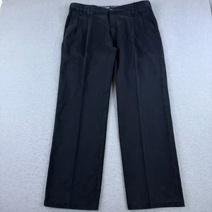The Territory Ahead Men's Pleated Chino Pant Black Size 37/32 (37x31) Stretch - Picture 1 of 9