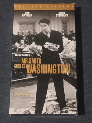 Columbia Pictures Mr Smith Goes To Washington 2000 VHS James Stewart Jean Arthur Foto 1 de 4