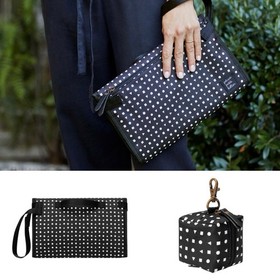 Petunia Pickle Bottom Black Nimble Diaper Clutch/Paci Holder Bundle Neo Geo $85