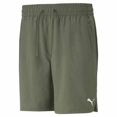 Pantalón Corto Deportivo Puma Studio Foundation Verde Oliva - Imagen 1 de 3
